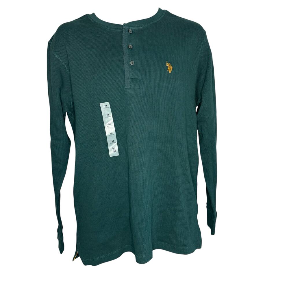NWT Men’s U.S. Polo Assn. Green Longsleeve Size M